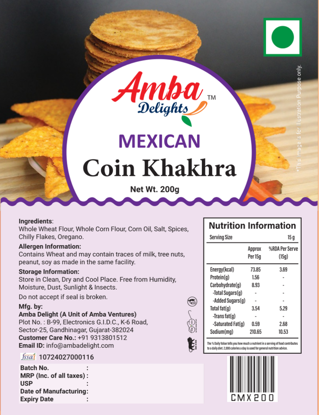 Picture of Mexican Coin Khakhra