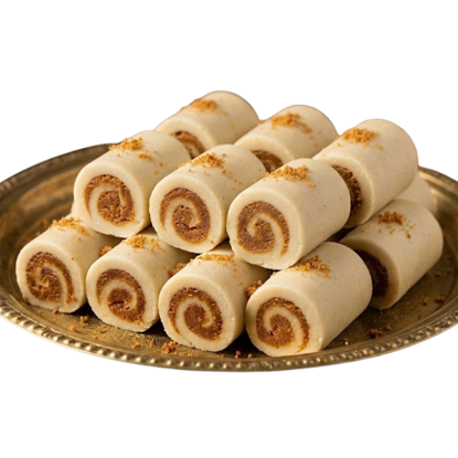 Picture of Kaju Biscoff Roll