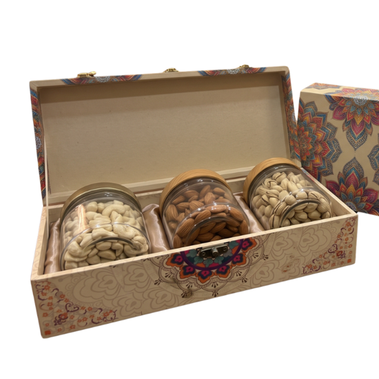 Picture of Dry Fruit Box - 3 Jar